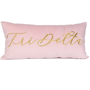 Embroidered Sorority Pillow